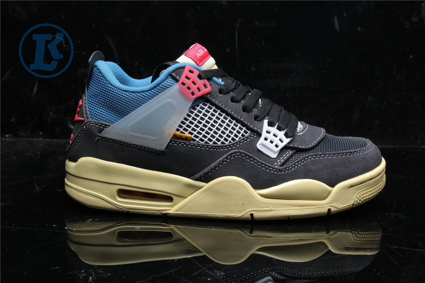 Jordan 4 Retro Union Off Noir (Big Size )